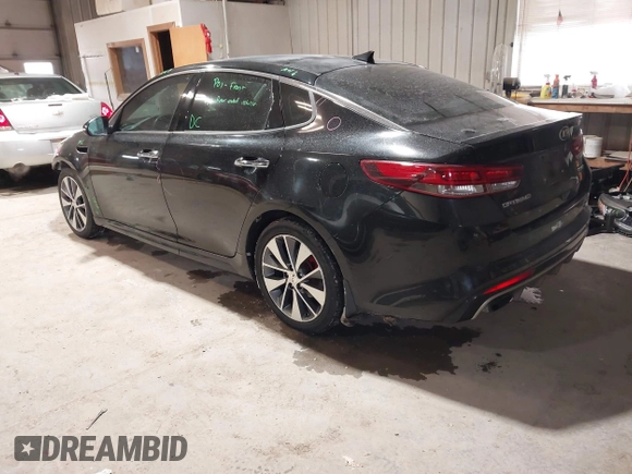 2016 Kia Optima SX Turbo with VIN 5XXGW4L27GG106780, listed as a IAAI auction lot 41586007 with 114,756 mi miles and . Bid and sale history available at carsss.com. Image 3.