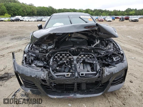 2023 BMW 4 Series 430i xDrive with VIN WBA73AV02PFN92266, listed as a Copart auction lot 57721715 with Not provided miles and Salvage title. Bid and sale history available at DreamBid. Image 5.
