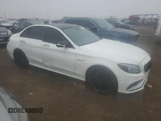 2018 Mercedes-Benz C 63 AMG with VIN 55SWF8GB5JU260006, listed as a Copart auction lot 51618625 with 84,383 mi miles and Salvage title. Bid and sale history available at DreamBid. Image 4.