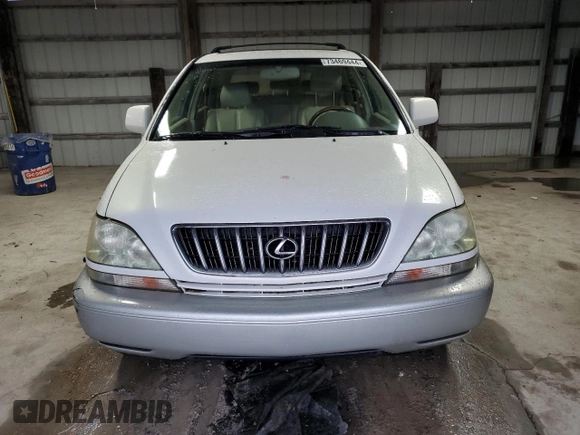 2002 Lexus RX 300 with VIN JTJGF10U020145657, listed as a Copart auction lot 73469444 with 158,077 mi miles and Salvage Title. Bid and sale history available at carsss.com. Image 5.