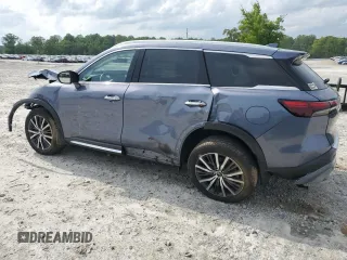 2023 Infiniti QX60 Sensory с VIN 5N1DL1GRXPC345351, выставлен на аукционе Copart как лот 54872255 с пробегом 77 392 миль миль и Списание • Salvage title. История ставок и продаж доступна на DreamBid. Изображение 2.