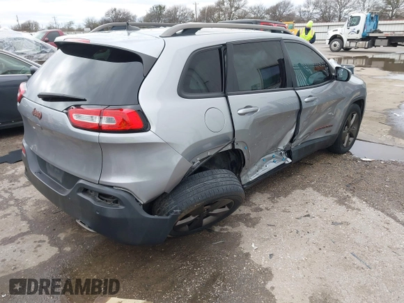 2016 Jeep Cherokee Latitude with VIN 1C4PJLCB5GW369955, listed as a IAAI auction lot 41297796 with 99,029 mi miles. Bid and sale history available at carsss.com. Image 4.
