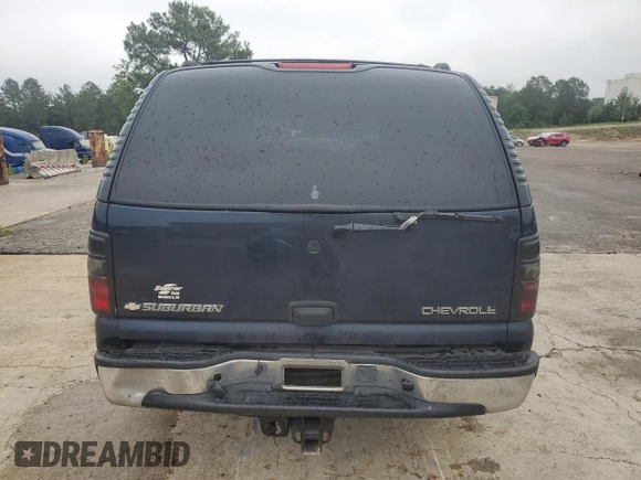 2005 Chevrolet Suburban LT with VIN 1GNFK16Z05J183523, listed as a Copart auction lot 58595325 with 248,732 mi miles and Salvage title. Bid and sale history available at DreamBid. Image 6.