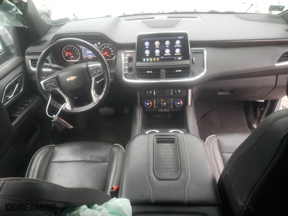 2021 Chevrolet Tahoe Premier with VIN 1GNSKSKDXMR122730, listed as a Copart auction lot 84590204 with 30,560 mi miles and Salvage Title. Bid and sale history available at carsss.com. Image 8.