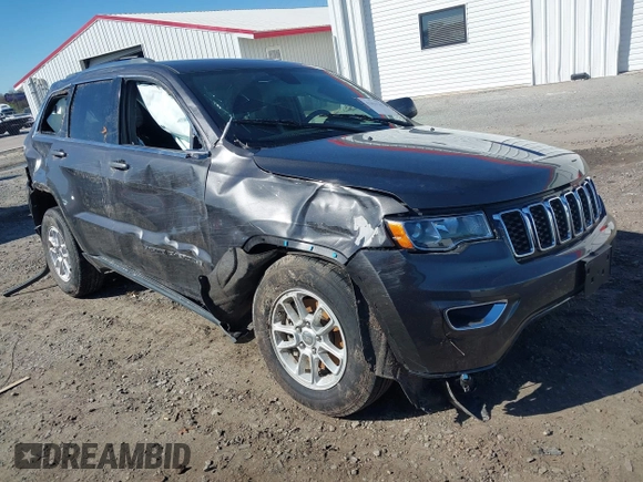 2018 Jeep Grand Cherokee Laredo E with VIN 1C4RJFAG8JC335459, listed as a IAAI auction lot 41850163 with 93,289 mi miles. Bid and sale history available at carsss.com. Image 1.