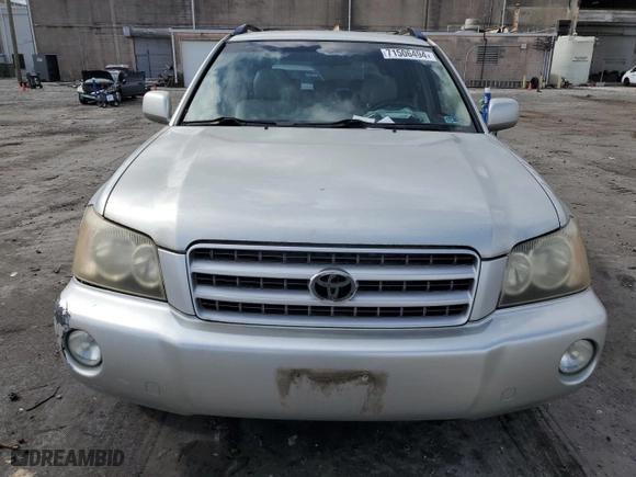 2003 Toyota Highlander with VIN JTEHF21AX30139394, listed as a Copart auction lot 71506494 with 219,641 mi miles and Clean Title. Bid and sale history available at carsss.com. Image 5.