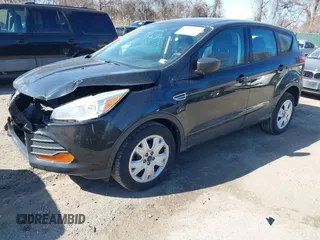 2014 Ford Escape S with VIN 1FMCU0F72EUA67359, listed as a IAAI auction lot 41674501 with 104,580 mi miles. Bid and sale history available at carsss.com. Image 2.
