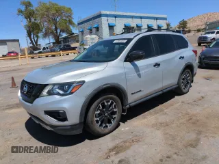2020 Nissan Pathfinder SV with VIN 5N1DR2BM1LC611768, listed as a Copart auction lot 57064455 with 116,126 mi miles and Salvage title. Bid and sale history available at DreamBid. Image 1.