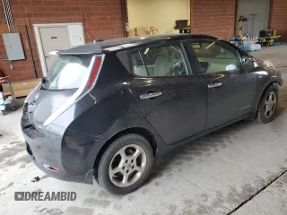 2011 Nissan LEAF SL-e with VIN JN1AZ0CP0BT008767, listed as a Copart auction lot 49310855 with 125,719 mi miles and Salvage Title. Bid and sale history available at carsss.com. Image 3.