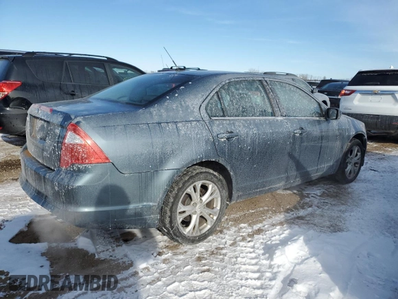 2012 Ford Fusion SE with VIN 3FAHP0HA9CR180021, listed as a Copart auction lot 45402615 with 68,824 mi miles and Salvage Title. Bid and sale history available at DreamBid. Image 3.
