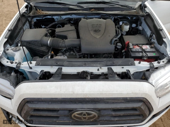 2022 Toyota Tacoma 4WD SR with VIN 3TMCZ5AN9NM511365, listed as a Copart auction lot 48756665 with 46,724 mi miles and Salvage Title. Bid and sale history available at carsss.com. Image 11.
