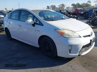 2012 Toyota Prius One with VIN JTDKN3DU1C5495440, listed as a IAAI auction lot 41377076 with 141,637 mi miles. Bid and sale history available at carsss.com. Image 1.