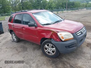 2006 Kia Sportage LX with VIN KNDJE723567153270, listed as a IAAI auction lot 42697311 with 168,492 mi miles and . Bid and sale history available at DreamBid. Image 1.