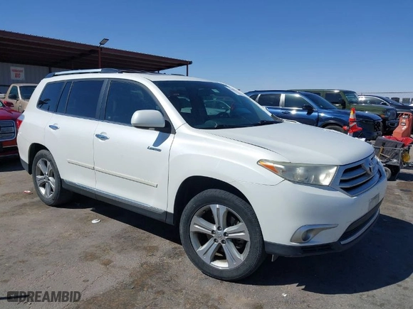 2012 Toyota Highlander Limited with VIN 5TDYK3EH5CS081107, listed as a IAAI auction lot 41659577 with 191,177 mi miles. Bid and sale history available at carsss.com. Image 1.
