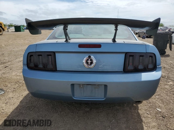 2007 Ford Mustang Deluxe with VIN 1ZVHT80N275337901, listed as a Copart auction lot 57411365 with 144,735 mi miles and Salvage title. Bid and sale history available at DreamBid. Image 6.