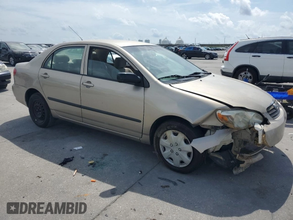 2006 Toyota Corolla CE with VIN 1NXBR32E06Z746664, listed as a Copart auction lot 53706325 with Not Provided miles and Salvage Title. Bid and sale history available at DreamBid. Image 4.