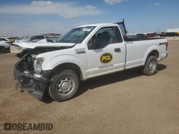 2018 Ford F-150 XL with VIN 1FTMF1E56JKE30616, listed as a Copart auction lot 53799915 with 62,748 mi miles and Salvage Title. Bid and sale history available at carsss.com. Image 1.