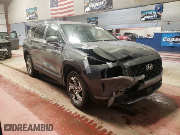 2021 Hyundai Santa Fe SE with VIN 5NMS1DAJ4MH360107, listed as a Copart auction lot 36486573 with 50,634 mi miles. Bid and sale history available at carsss.com. Image 4.