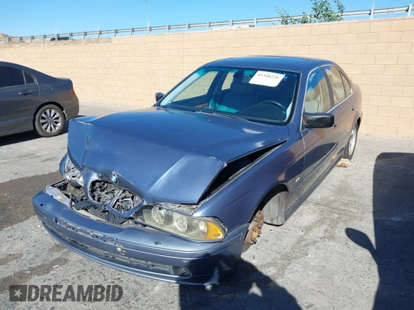 2002 BMW 5 Series 530iA with VIN WBADT63472CH92630, listed as a IAAI auction lot 41348220 with Not Provided miles. Bid and sale history available at carsss.com. Image 16.