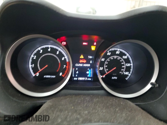 2014 Mitsubishi Lancer GT with VIN JA32U8FW5EU003241, listed as a Copart auction lot 53331615 with 80,913 mi miles and Salvage Title. Bid and sale history available at DreamBid. Image 9.