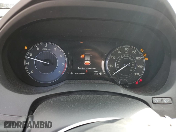 2021 Acura RDX w/Advance Package with VIN 5J8TC2H76ML044267, listed as a Copart auction lot 44777855 with 29,335 mi miles and Salvage Title. Bid and sale history available at carsss.com. Image 9.