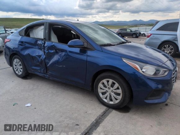 2021 Hyundai Accent SEL with VIN 3KPC24A61ME135728, listed as a Copart auction lot 56217095 with 40,181 mi miles and Salvage title. Bid and sale history available at DreamBid. Image 4.