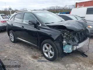 2010 Lexus RX 350 with VIN 2T2BK1BAXAC013128, listed as a IAAI auction lot 41834331 with 153,515 mi miles. Bid and sale history available at carsss.com. Image 1.