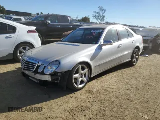 2009 Mercedes-Benz E-Class Sport 5.5L with VIN WDBUF72X19B360607, listed as a Copart auction lot 88750185 with 0 mi miles and Salvage Title. Bid and sale history available at carsss.com. Image 1.