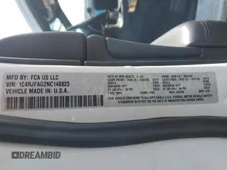 2022 Jeep Grand Cherokee WK Laredo E with VIN 1C4RJFAG2NC148823, listed as a Copart auction lot 76673004 with 40,316 mi miles and Salvage Title. Bid and sale history available at carsss.com. Image 14.