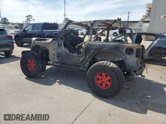 2021 Jeep Wrangler Rubicon with VIN 1C4HJXCG2MW807639, listed as a Copart auction lot 50533135 with Not provided miles and Non repairable. Bid and sale history available at DreamBid. Image 2.