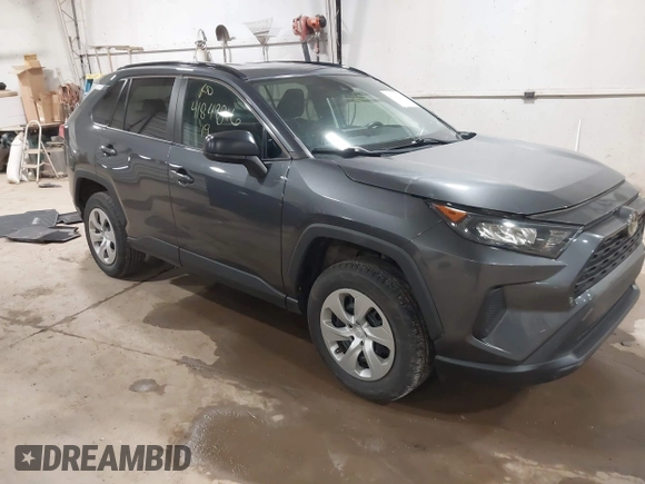 2019 Toyota RAV4 LE with VIN 2T3F1RFV4KC036501, listed as a IAAI auction lot 41849816 with 44,370 mi miles. Bid and sale history available at carsss.com. Image 1.