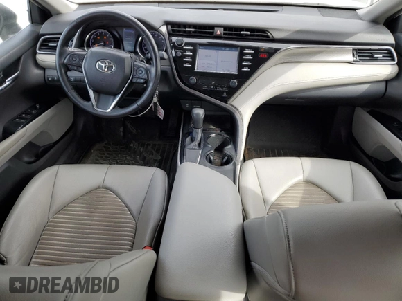 2019 Toyota Camry LE with VIN 4T1B11HK8KU724706, listed as a Copart auction lot 43441795 with 55,822 mi miles and Salvage Title. Bid and sale history available at carsss.com. Image 8.
