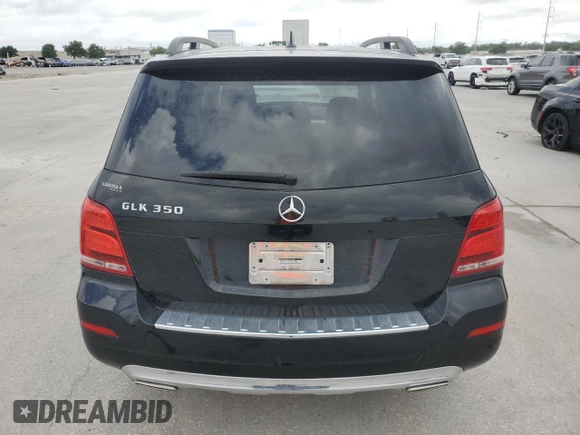 2015 Mercedes-Benz GLK 350 with VIN WDCGG5HB4FG441590, listed as a Copart auction lot 59822584 with 124,186 mi miles and Salvage Title. Bid and sale history available at DreamBid. Image 6.