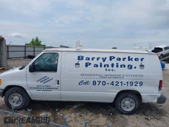 2006 Ford Econoline Cargo with VIN 1FTRE14W56HA74697, listed as a IAAI auction lot 42341374 with 153,519 mi miles and . Bid and sale history available at DreamBid. Image 13.