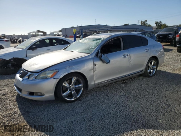 2008 Lexus GS 350 z VIN JTHBE96S680036325, wystawiony jako Copart lot #57797525 z przebiegiem 160 992 mil mil oraz Szkoda całkowita • Salvage title. Historia ofert i sprzedaży dostępna na DreamBid. Obrazek 1.