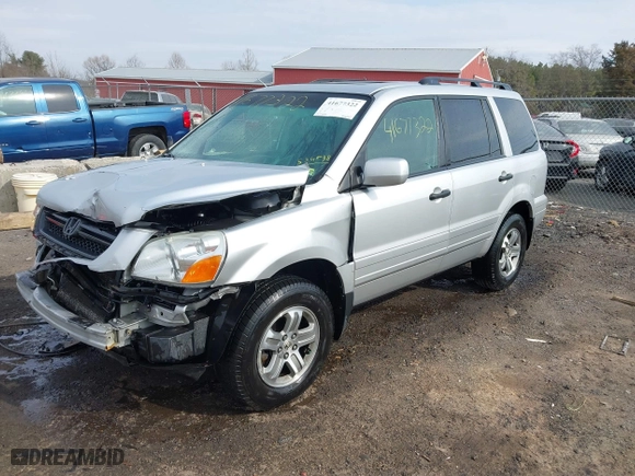2005 Honda Pilot EX-L with NAVI with VIN 2HKYF18725H534538, listed as a IAAI auction lot 41677322 with 157,987 mi miles. Bid and sale history available at carsss.com. Image 17.