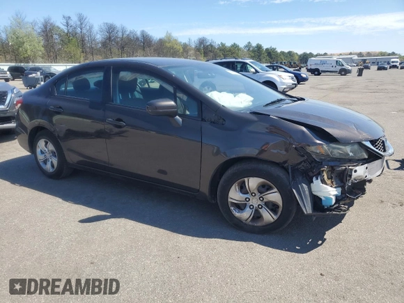2014 Honda Civic LX z VIN 2HGFB2F58EH507560, wystawiony jako Copart lot #55852875 z przebiegiem 149 131 mil mil oraz Szkoda całkowita • Salvage title. Historia ofert i sprzedaży dostępna na DreamBid. Obrazek 4.