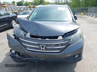 2012 Honda CR-V EX-L with VIN 2HKRM4H71CH605205, listed as a IAAI auction lot 42016555 with 68,110 mi miles. Bid and sale history available at carsss.com. Image 6.