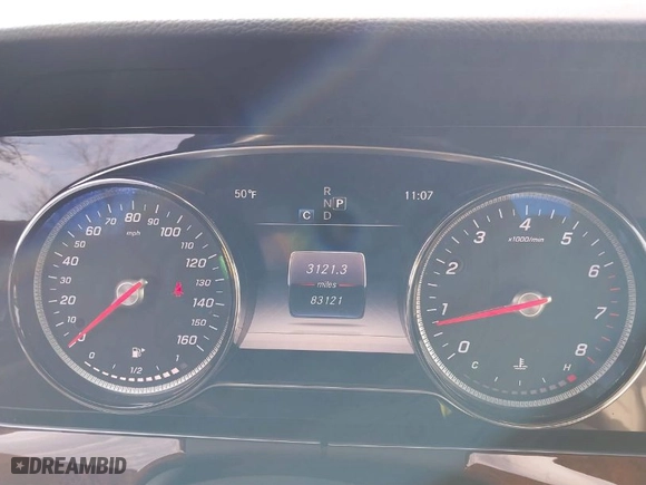 2018 Mercedes-Benz E-Class E 300 with VIN WDDZF4KB2JA454750, listed as a IAAI auction lot 41775210 with 83,121 mi miles. Bid and sale history available at carsss.com. Image 15.