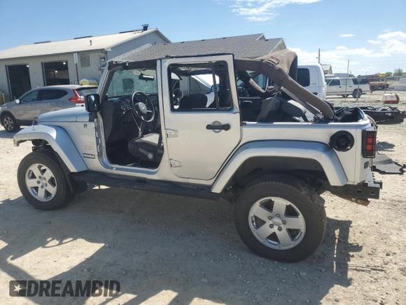 2007 Jeep Wrangler Unlimited Sahara with VIN 1J4GA59147L207482, listed as a Copart auction lot 55666615 with 151,525 mi miles and Salvage title. Bid and sale history available at DreamBid. Image 2.