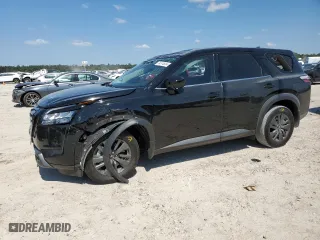 2023 Nissan Pathfinder S with VIN 5N1DR3AA9PC248736, listed as a Copart auction lot 74374624 with 14,354 mi miles and Salvage Title. Bid and sale history available at carsss.com. Image 1.