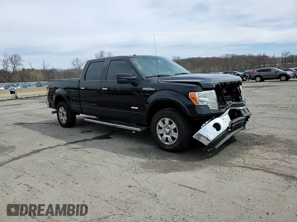 2012 Ford F-150 XL with VIN 1FTFW1ET9CFC46676, listed as a Copart auction lot 52634015 with 166,749 mi miles and Salvage Title. Bid and sale history available at carsss.com. Image 13.