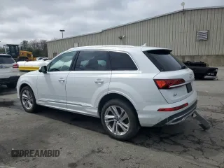 2022 Audi Q7 Premium Plus with VIN WA1LXBF75ND002720, listed as a Copart auction lot 54001815 with 54,677 mi miles and Salvage title. Bid and sale history available at DreamBid. Image 2.