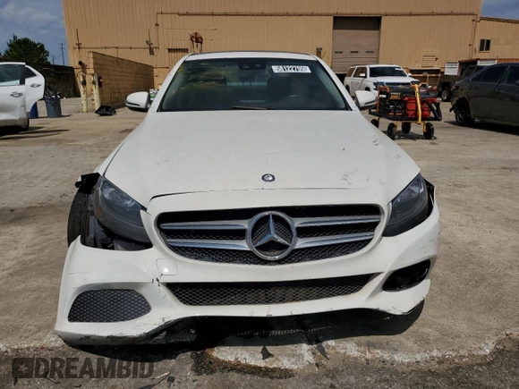 2017 Mercedes-Benz C 300 with VIN WDDWF4JB7HR247545, listed as a Copart auction lot 58122795 with 86,905 mi miles and Clean title. Bid and sale history available at DreamBid. Image 5.