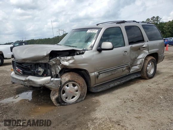 2002 GMC Yukon SLT z VIN 1GKEC13Z22R158811, wystawiony jako Copart lot #74568464 z przebiegiem Nie podano mil oraz Szkoda całkowita • Salvage title. Historia ofert i sprzedaży dostępna na DreamBid. Obrazek 1.