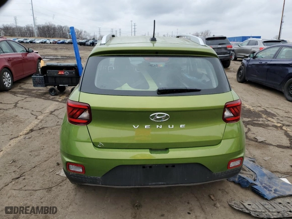 2024 Hyundai Venue Limited with VIN KMHRC8A39RU318724, listed as a Copart auction lot 85784864 with 14,411 mi miles and Salvage Title. Bid and sale history available at carsss.com. Image 6.