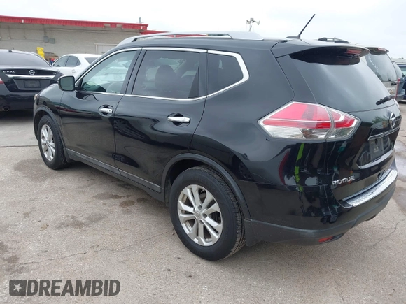 2015 Nissan Rogue SV with VIN 5N1AT2ML4FC795634, listed as a IAAI auction lot 42175728 with 173,233 mi miles and . Bid and sale history available at carsss.com. Image 3.