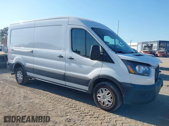 2020 Ford Transit Cargo with VIN 1FTBR1C80LKB70535, listed as a IAAI auction lot 41511858 with 76,085 mi miles and . Bid and sale history available at DreamBid. Image 1.
