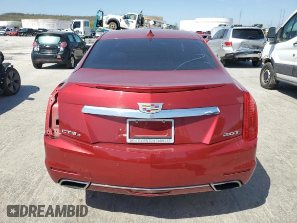 2015 Cadillac CTS Luxury AWD with VIN 1G6AX5SXXF0114445, listed as a Copart auction lot 52161005 with 40,402 mi miles and Salvage title. Bid and sale history available at DreamBid. Image 6.
