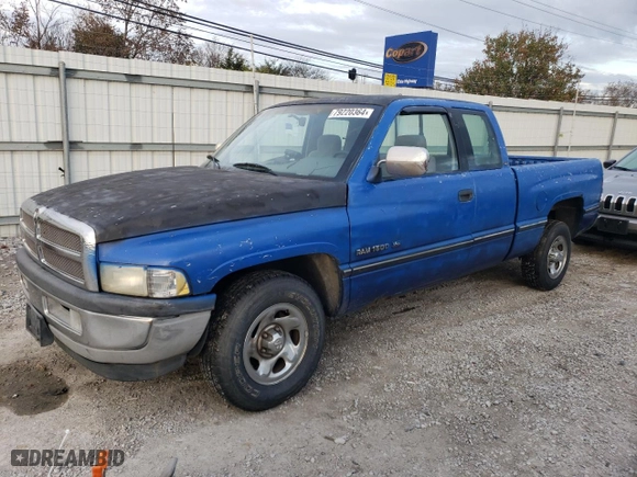 1996 Dodge Ram 1500 with VIN 1B7HC13Y5TJ128489, listed as a Copart auction lot 79220364 with 241,274 mi miles and Clean Title. Bid and sale history available at carsss.com. Image 1.